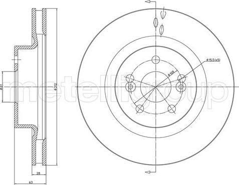 Fri.Tech. BD1249 - Kočioni disk www.molydon.hr