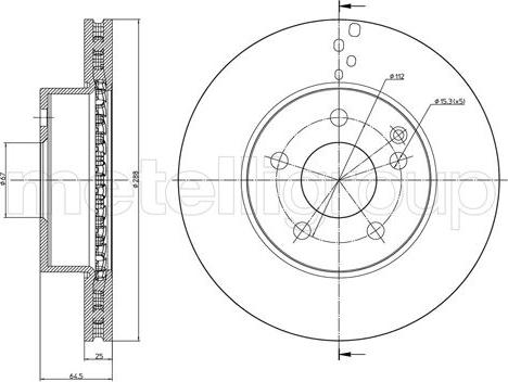 Fri.Tech. BD1232 - Kočioni disk www.molydon.hr