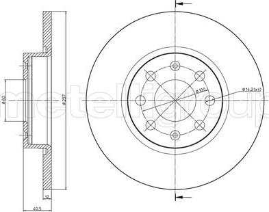 Fri.Tech. BD1278 - Kočioni disk www.molydon.hr