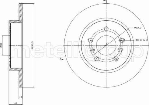 Fri.Tech. BD1763 - Kočioni disk www.molydon.hr