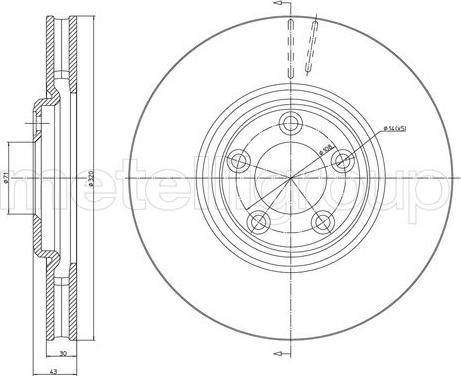 Fri.Tech. BD1704 - Kočioni disk www.molydon.hr