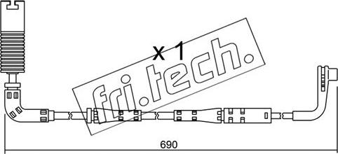 Fri.Tech. SU.157 - Signalni kontakt, trosenje kočione plocice www.molydon.hr