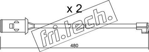 Fri.Tech. SU.101K - Signalni kontakt, trosenje kočione plocice www.molydon.hr