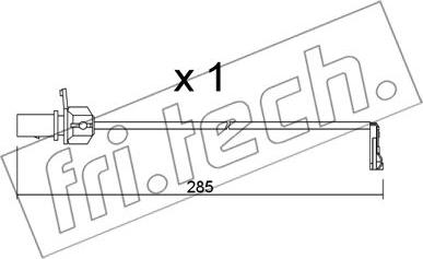 Fri.Tech. SU.345 - Signalni kontakt, trosenje kočione plocice www.molydon.hr