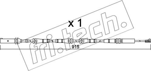 Fri.Tech. SU.351 - Signalni kontakt, trosenje kočione plocice www.molydon.hr