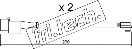 Fri.Tech. SU.260K - Signalni kontakt, trosenje kočione plocice www.molydon.hr