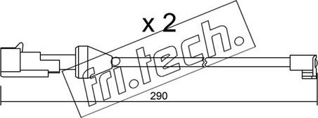 Fri.Tech. SU.204K - Signalni kontakt, trosenje kočione plocice www.molydon.hr