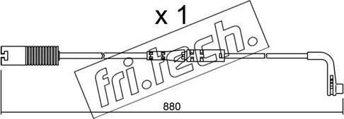 Fri.Tech. SU.207 - Signalni kontakt, trosenje kočione plocice www.molydon.hr