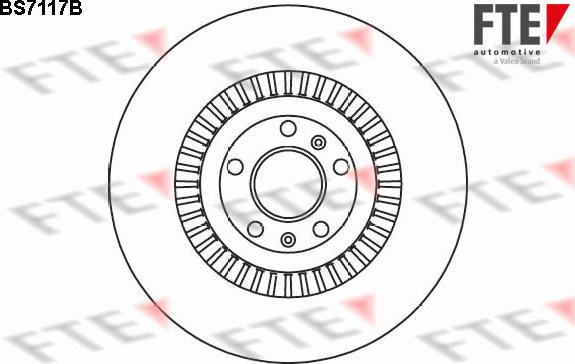 FTE BS7117B - Kočioni disk www.molydon.hr