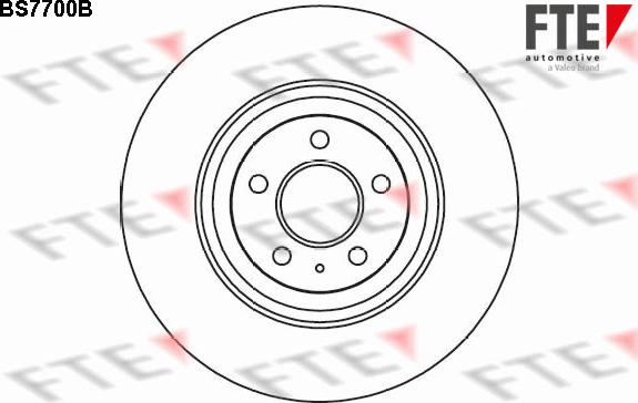 FTE BS7700B - Kočioni disk www.molydon.hr