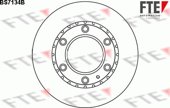 FTE BS7134B - Kočioni disk www.molydon.hr