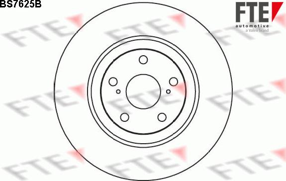 FTE BS7625B - Kočioni disk www.molydon.hr