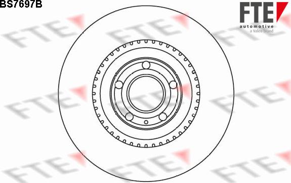 FTE BS7697B - Kočioni disk www.molydon.hr