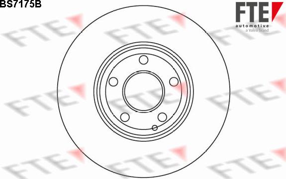 FTE BS7175B - Kočioni disk www.molydon.hr