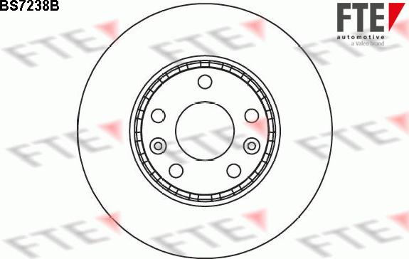 FTE BS7238B - Kočioni disk www.molydon.hr