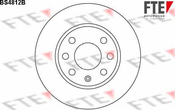 FTE BS4812B - Kočioni disk www.molydon.hr