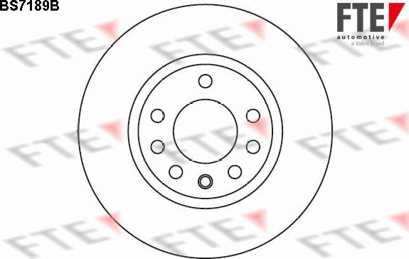 FTE BS7189B - Kočioni disk www.molydon.hr