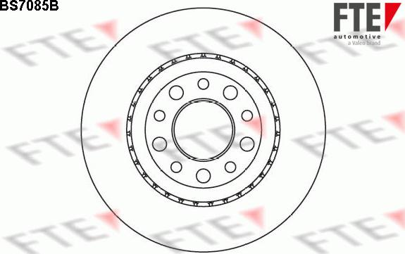 FTE BS7085B - Kočioni disk www.molydon.hr