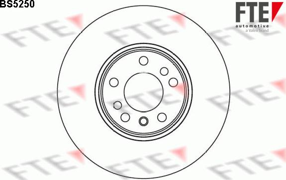 FTE BS5250 - Kočioni disk www.molydon.hr