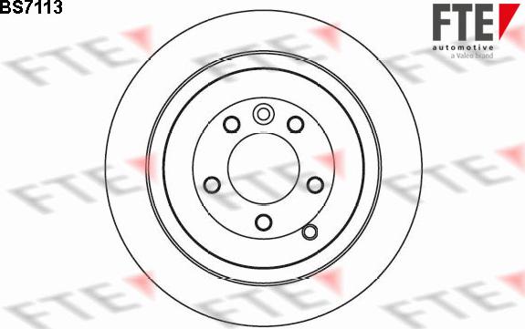 FTE BS7113 - Kočioni disk www.molydon.hr