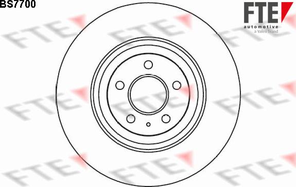 FTE BS7700 - Kočioni disk www.molydon.hr