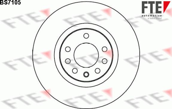 FTE BS7105 - Kočioni disk www.molydon.hr