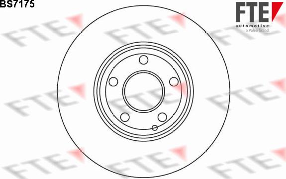 FTE BS7175 - Kočioni disk www.molydon.hr