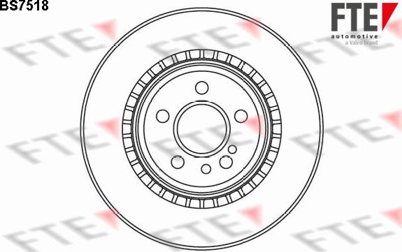 FTE BS7518 - Kočioni disk www.molydon.hr