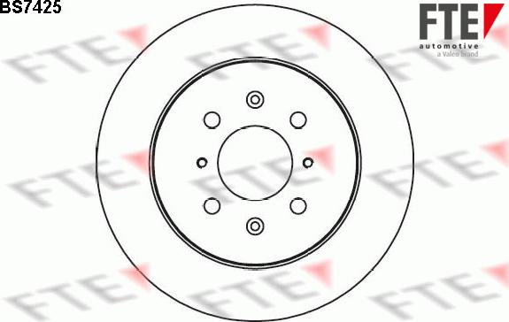 FTE BS7425 - Kočioni disk www.molydon.hr