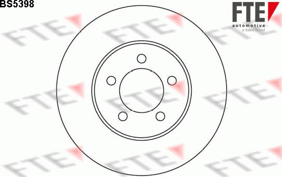 FTE BS5398 - Kočioni disk www.molydon.hr