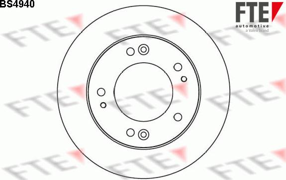 FTE BS4940 - Kočioni disk www.molydon.hr