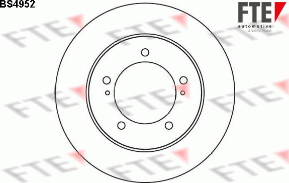 FTE BS4952 - Kočioni disk www.molydon.hr