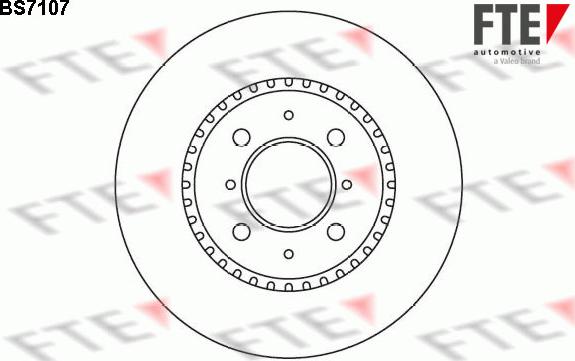 FTE BS7107 - Kočioni disk www.molydon.hr