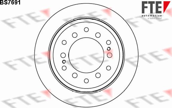 FTE BS7691 - Kočioni disk www.molydon.hr