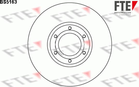 FTE BS5163 - Kočioni disk www.molydon.hr