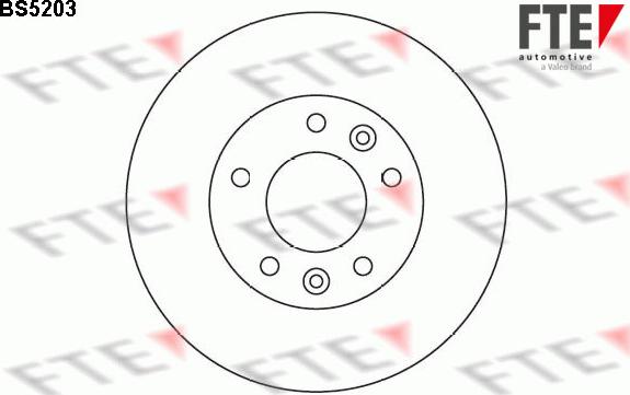 FTE BS5203 - Kočioni disk www.molydon.hr