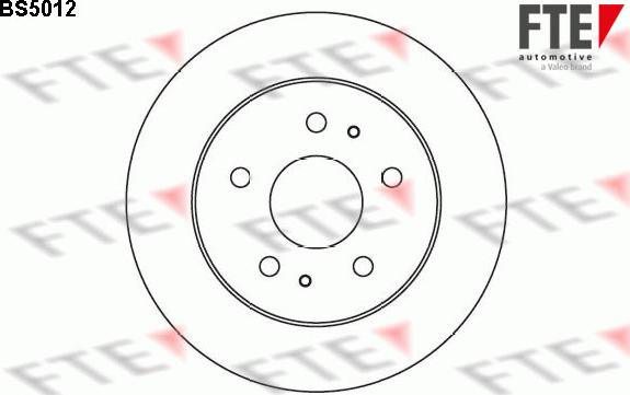 FTE BS5012 - Kočioni disk www.molydon.hr