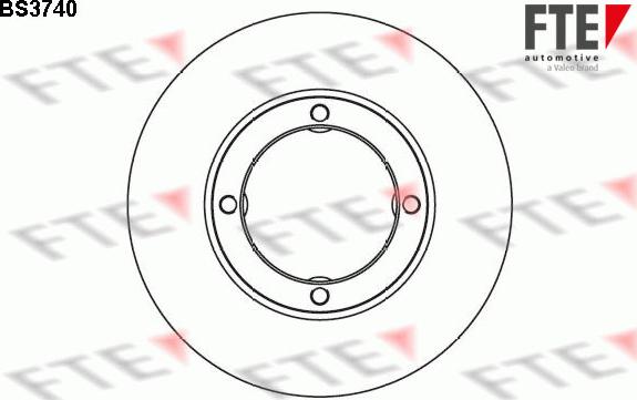 FTE BS3740 - Kočioni disk www.molydon.hr