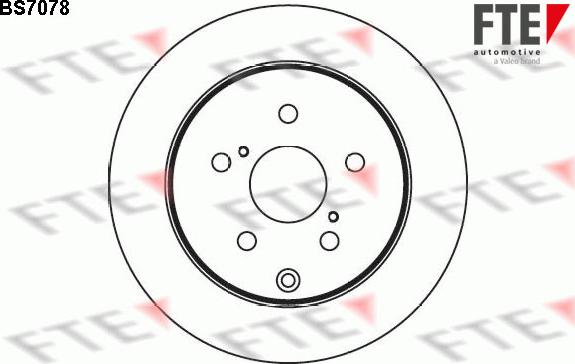 FTE BS7078 - Kočioni disk www.molydon.hr