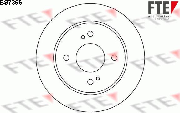 FTE BS7366 - Kočioni disk www.molydon.hr