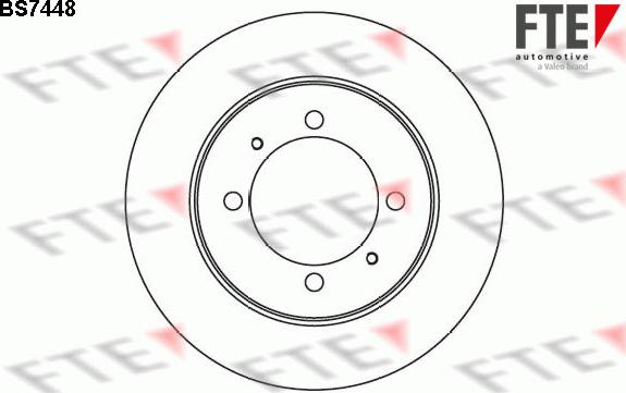 FTE BS7448 - Kočioni disk www.molydon.hr