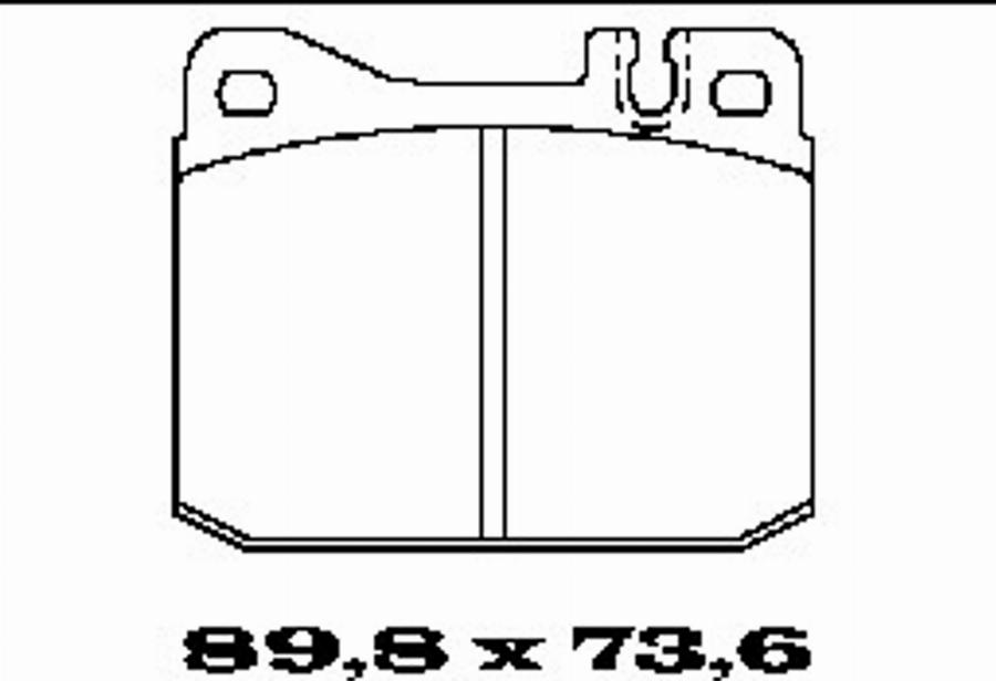 FTE BL1445A2 - Komplet Pločica, disk-kočnica www.molydon.hr