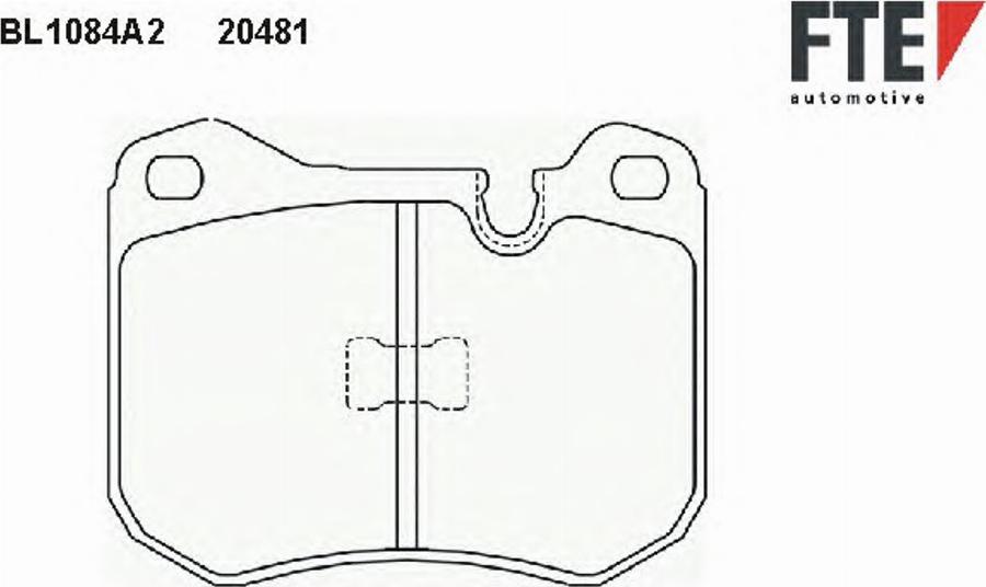 FTE BL1084A2 - Komplet Pločica, disk-kočnica www.molydon.hr