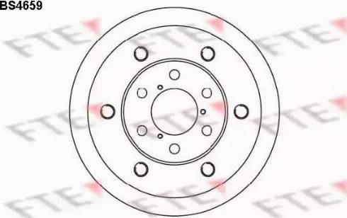 FTE BS4659 - Kočioni disk www.molydon.hr