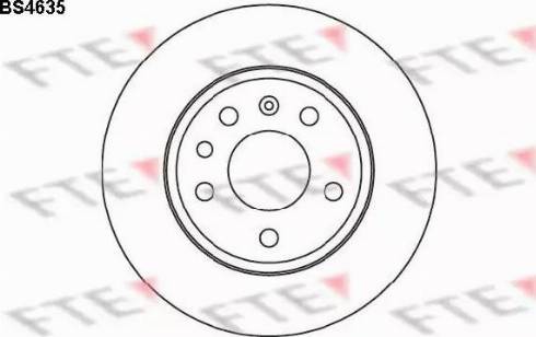 FTE BS4635 - Kočioni disk www.molydon.hr