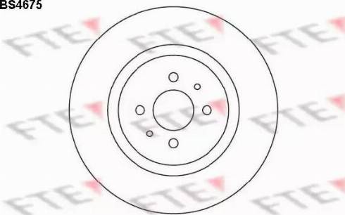 FTE BS4675 - Kočioni disk www.molydon.hr