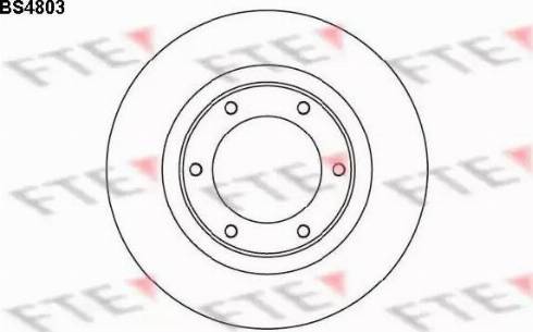 FTE BS4803 - Kočioni disk www.molydon.hr