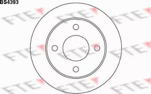FTE BS4393 - Kočioni disk www.molydon.hr