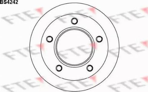 FTE BS4242 - Kočioni disk www.molydon.hr