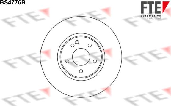 FTE BS4776B - Kočioni disk www.molydon.hr